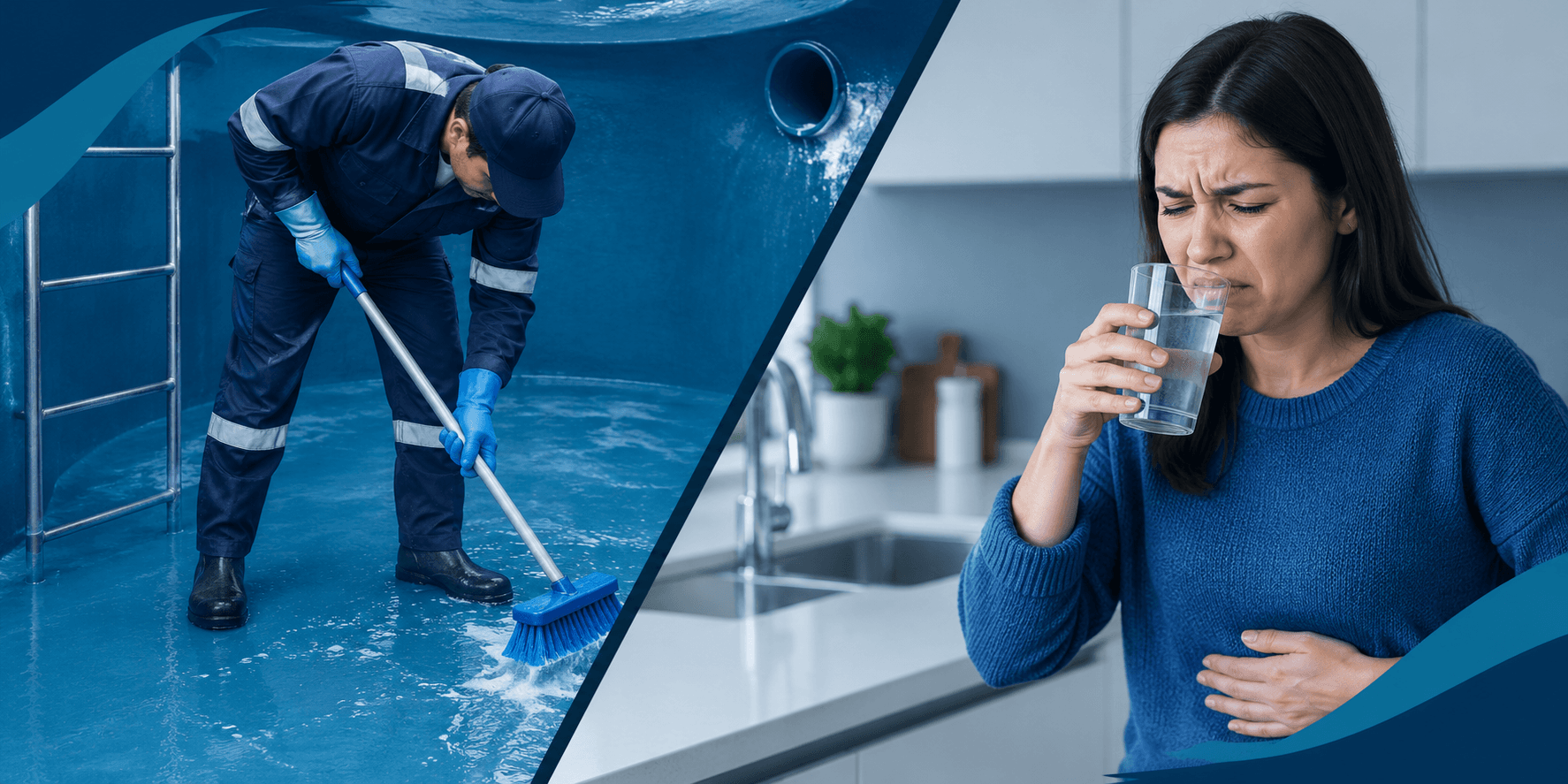 ¿Por qué la limpieza de un estanque domiciliario no basta para tener agua 100% potable?